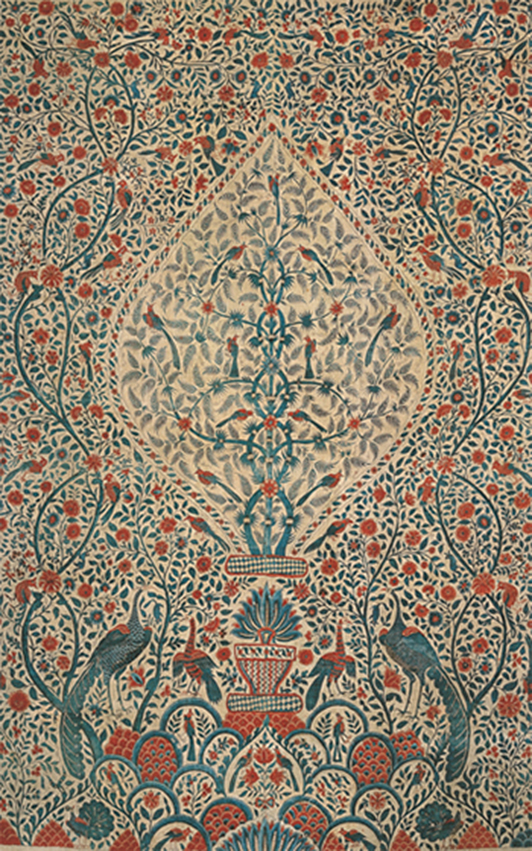 印度　18世紀晚期 生命之樹紋

繪染掛飾