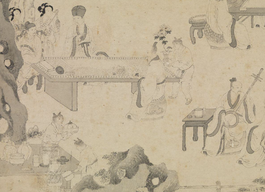 西園雅集中的茶花香事