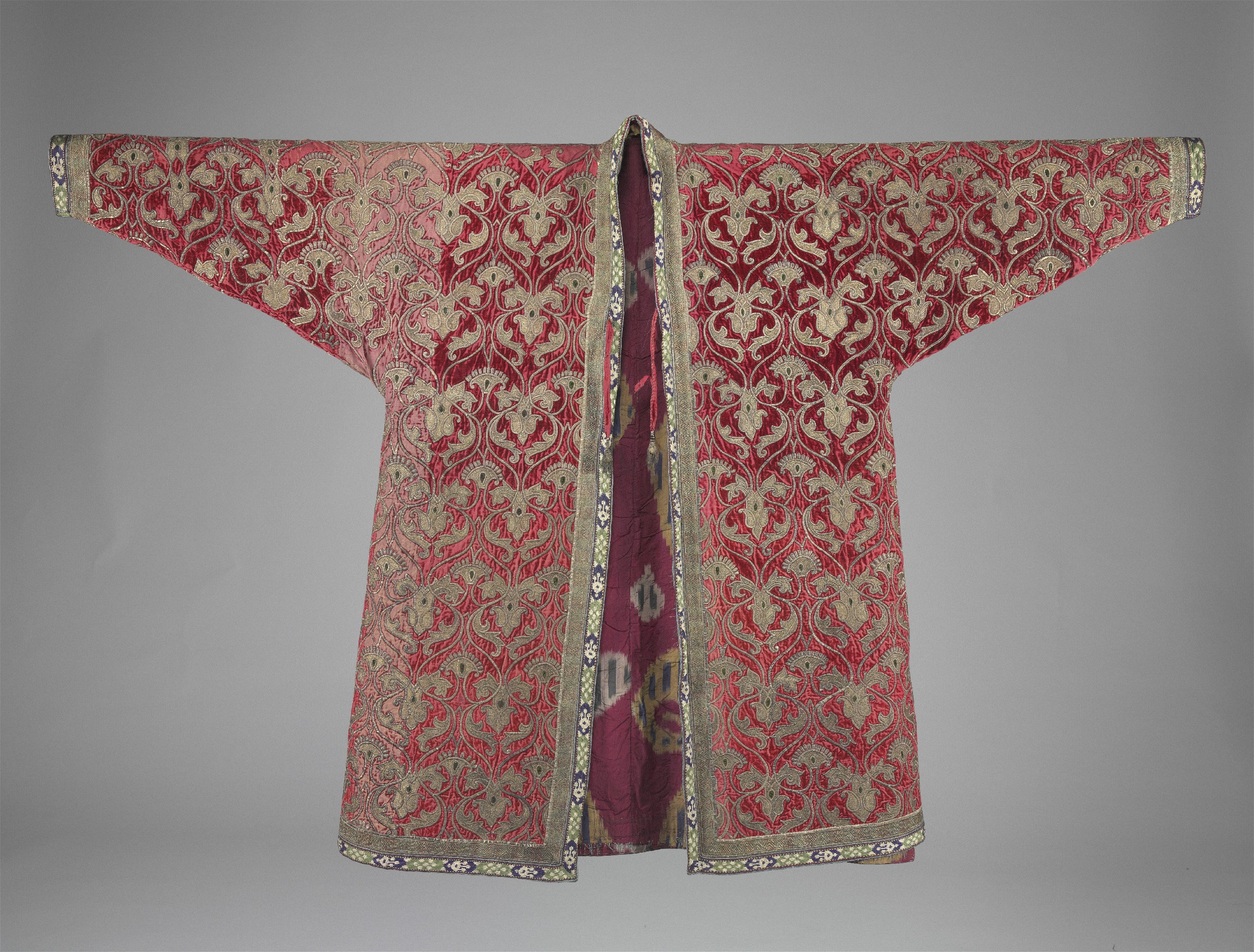 Man's embroidered velvet robe (khalat or chapan)