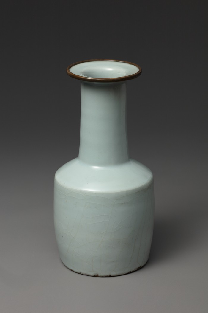 龍泉窯 青瓷紙槌瓶