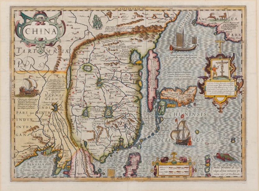 荷蘭 約多庫斯·洪第烏斯 中國圖