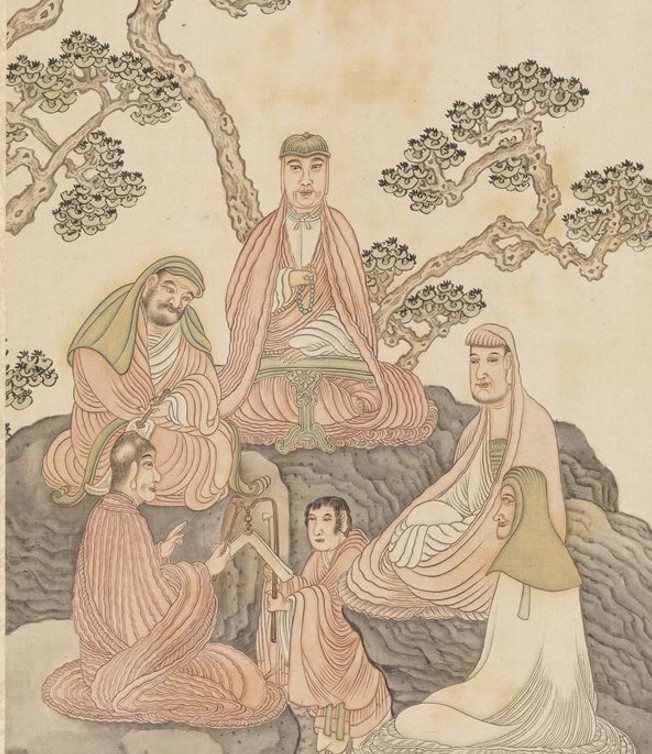 吳彬  畫楞嚴廿五圓通佛像