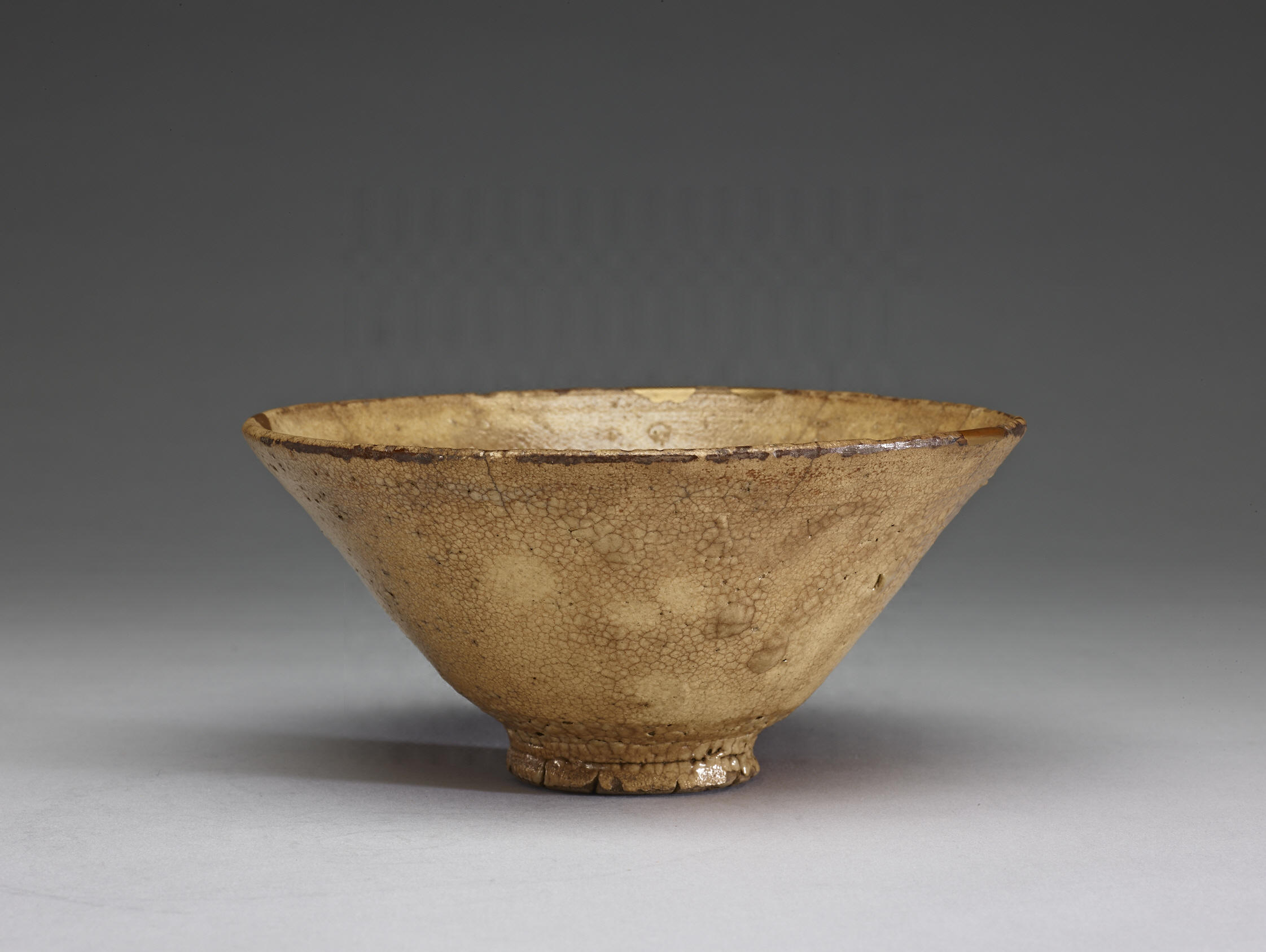 Ido ware tea bowl. Titled “Haru kasumi”