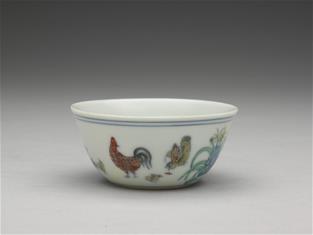 Photo: 「故宮國寶聚澎湖」特展展出文物〈明 成化 鬥彩雞缸杯〉(國立故宮博物院提供)