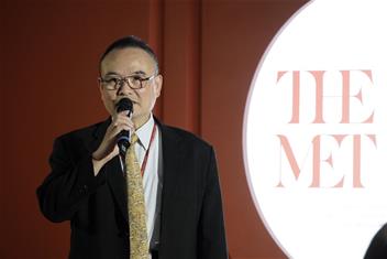 Photo: 故宮蕭宗煌院長致詞表示，本次展覽是第二展覽館啟用的第一檔展覽。
