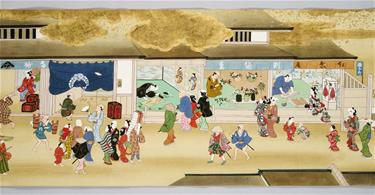 Photo: 7-淺草風俗畫卷(局部)只展至7月13日。(佚名_國立歷史博俗博物典藏)_1