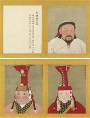 Photo: 2-故宮南院人氣國寶展以〈元世祖〉與〈元世祖后〉國寶級肖像為中心展開。