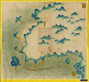 廣東至暹羅水陸道里圖