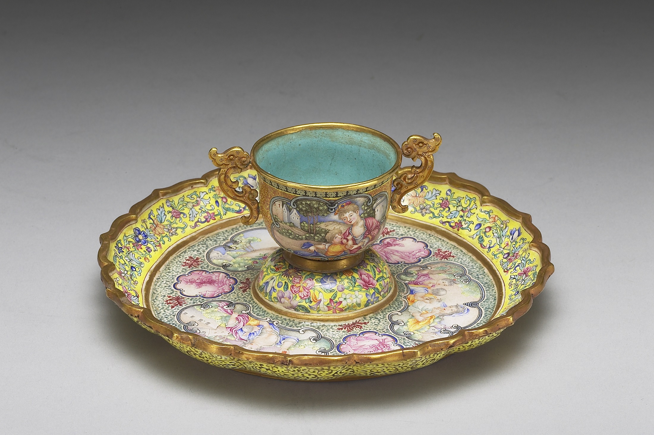 Gold Cup and Saucer