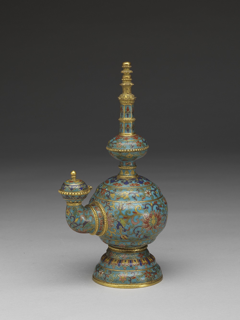 Cloisonné enamel Bumpa vase