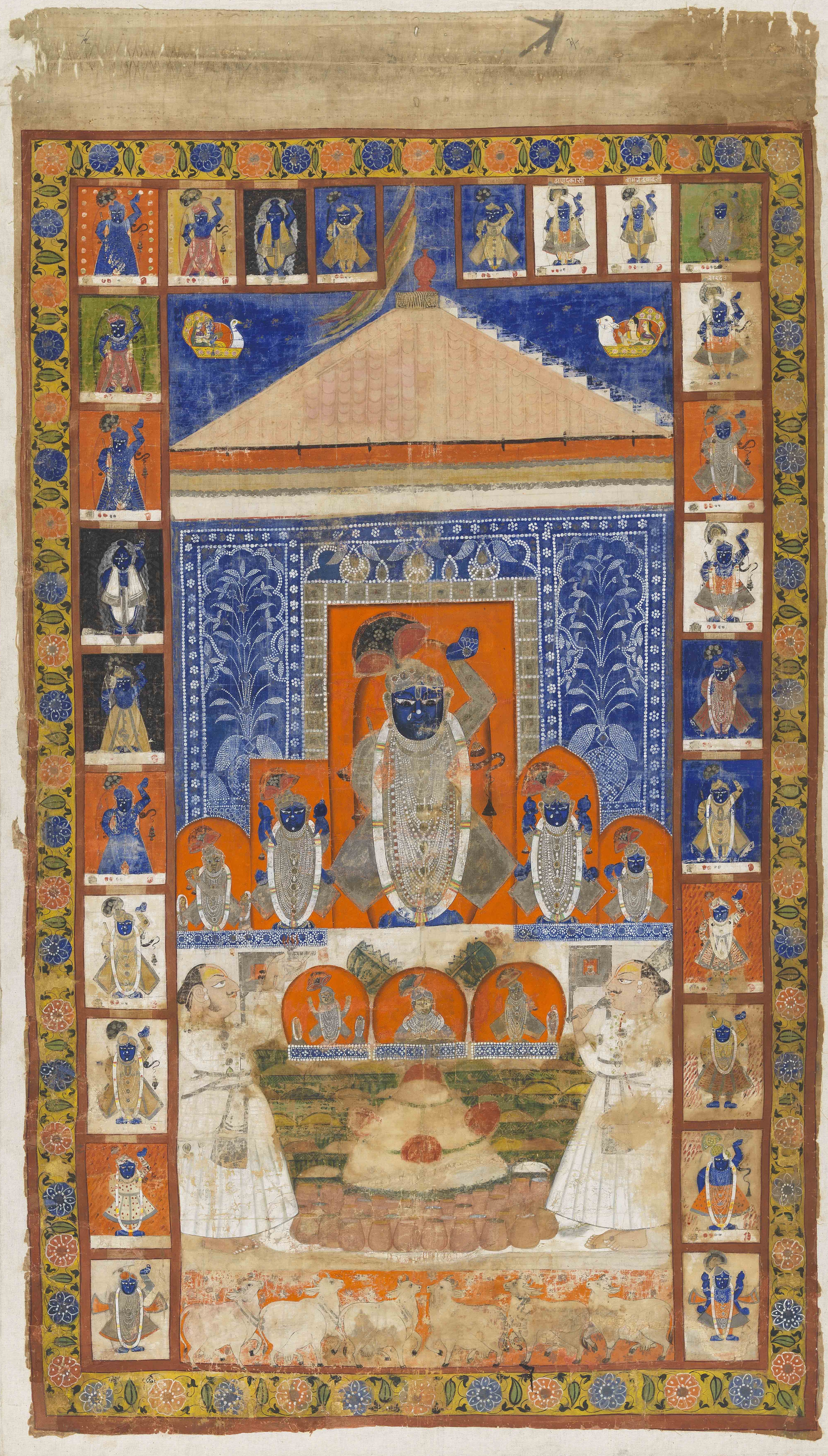 Temple hanging