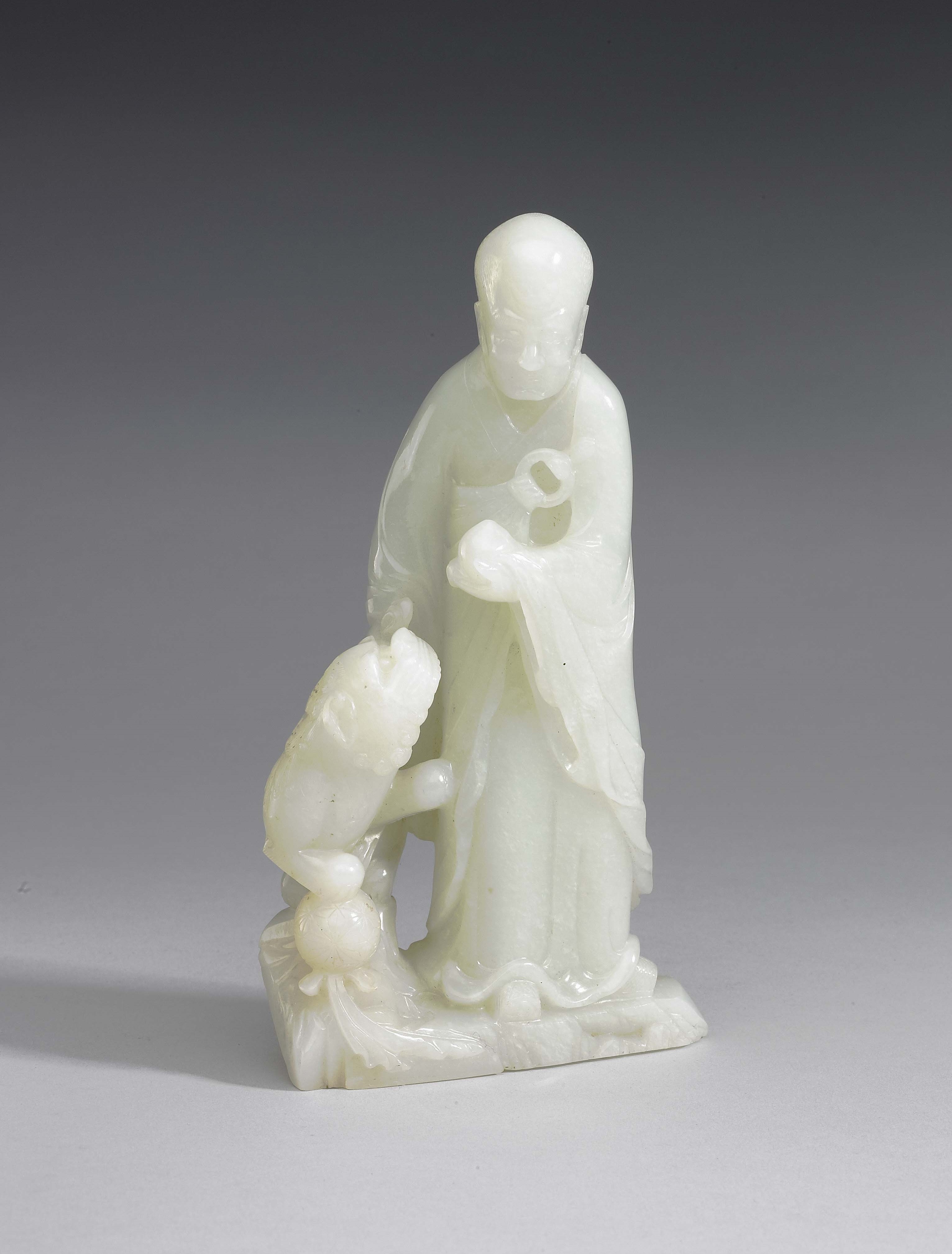 Jade figure of a lohan