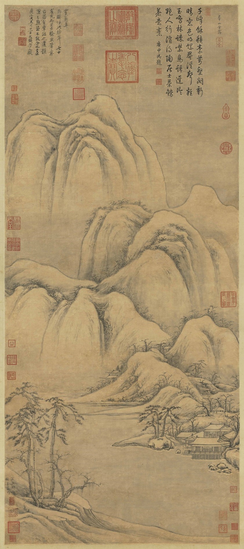 Group of Peaks Clearing After Snow, Cao Zhibai