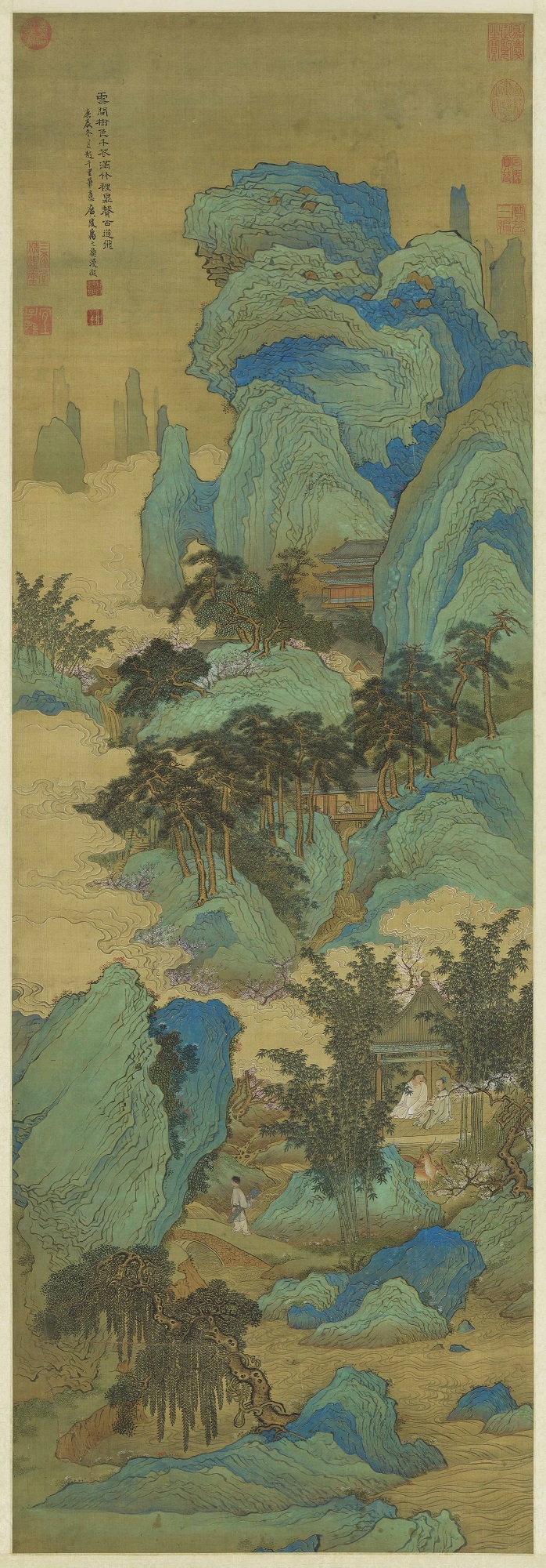 擬趙千里山水