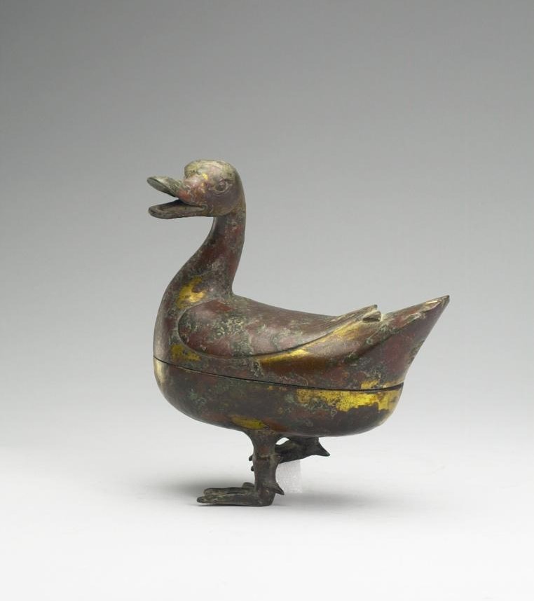 Gilded Duck Incense Burner