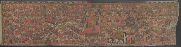 Ceremonial cloth (par or phad painting)