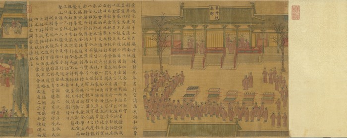 Khitan Envoys Visit the Court