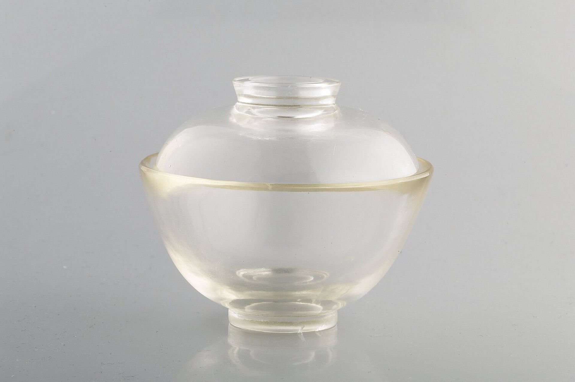 Crystal lidded bowl