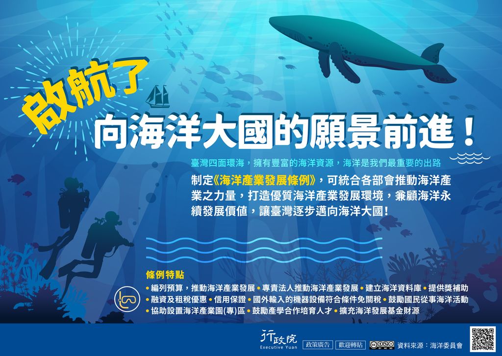 海洋產業發展條例宣傳海報